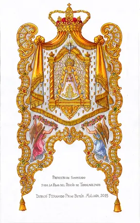 Simpecado Hdad. Ntra. Sra. del Rocío de Torremolinos