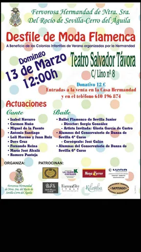 Cerro del Aguila moda flamenca