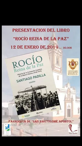 Rocio reina de la paz presentacion en Rociana por santiago padilla 2019