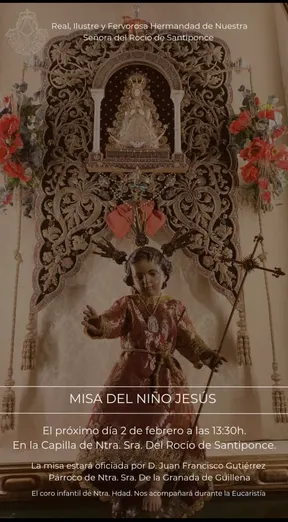 Hermandad del rocio Santiponce misa