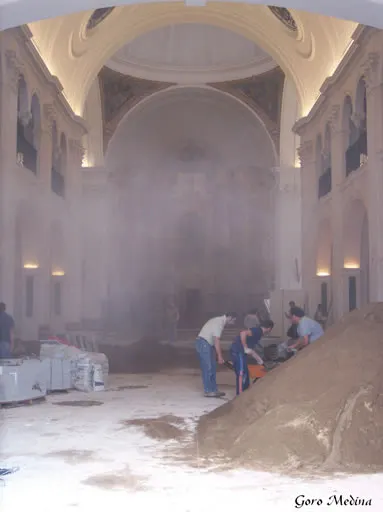arreglos en la del rocío -ermita-obras3