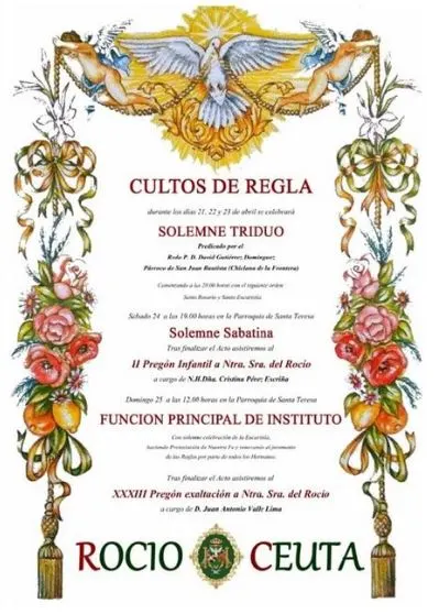 rocio ceuta triduo 2021