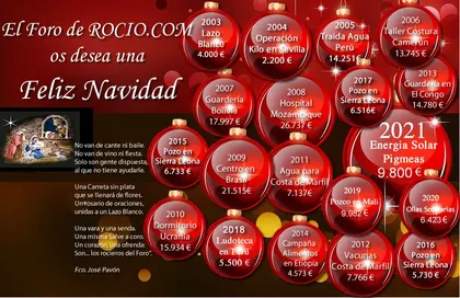 navidad 2021 rocio foro