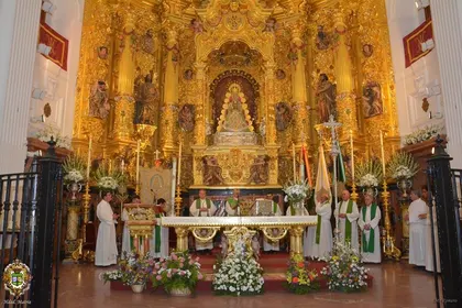 2015-Primer día de Triduo Preparatorio del Rocío Chico-6