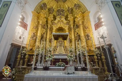 Virgen rocio preparada para romeria 2019-1