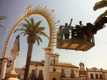 Preparativos centenario coronación en el Real del Rocio-5