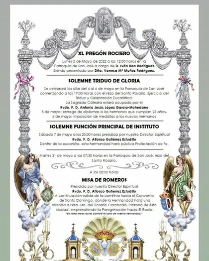 cultos rocio 2022-2