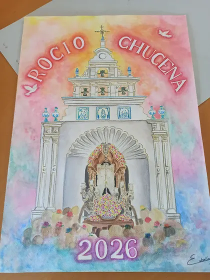 Carteles que dicen rocio Chucena 2026-9