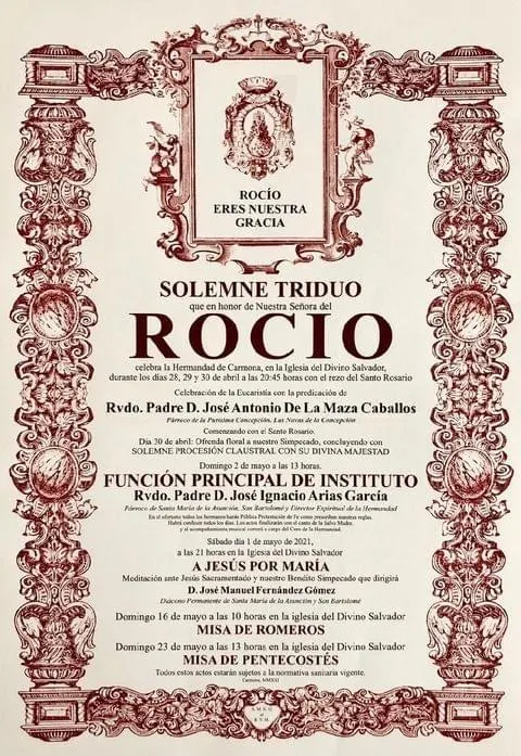 Carmona rocio cartel 2021