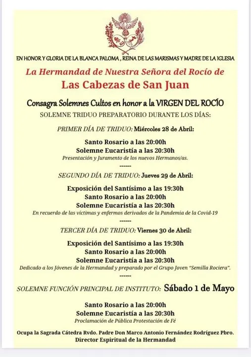 Las Cabezas de san juan cartel rocio 2021