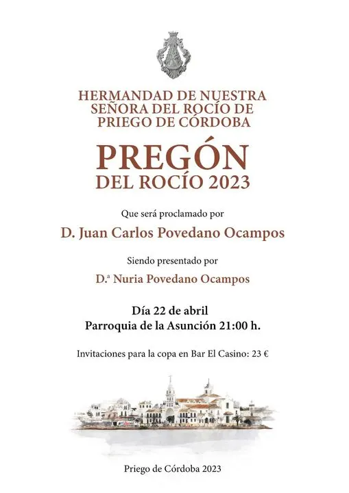 Pregon rocio 2023 Cordoba