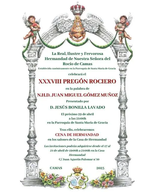 Pregon rocio 2023 Camas