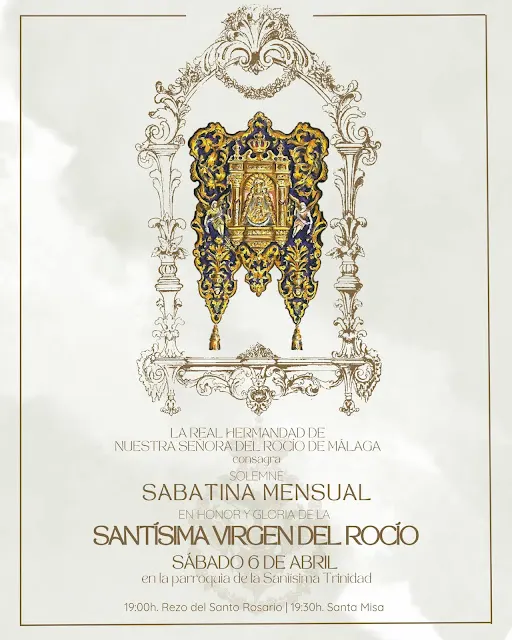 Cartel rocio malaga 2024