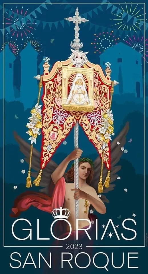 Cartel rocio 2023 San Roque