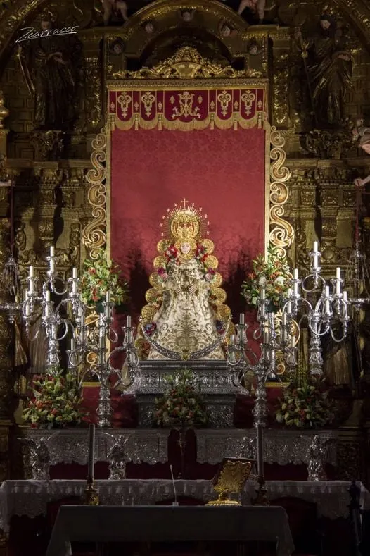 Rocio altar cultos Olivares 2021