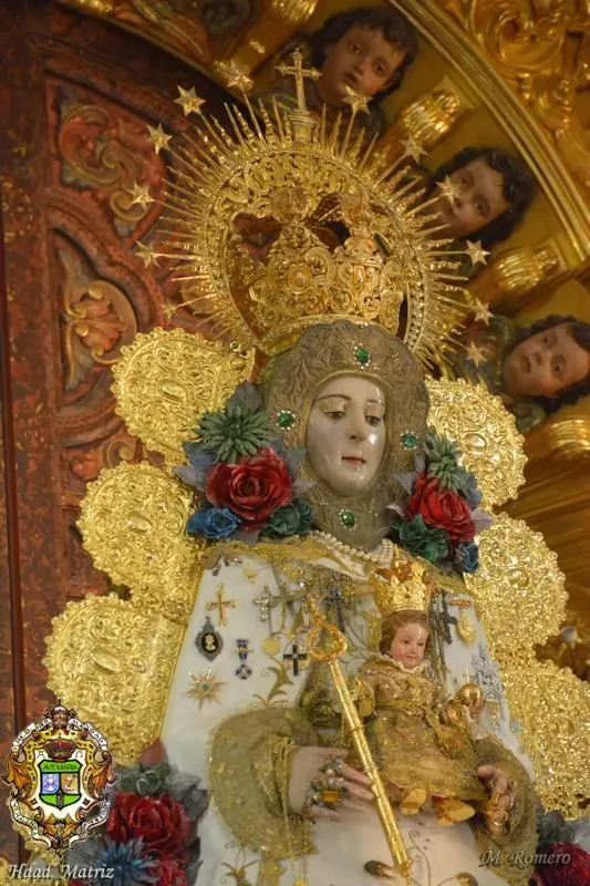 La Virgen del Rocio-banda tres caidas cuaresma 2015-19