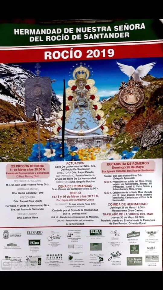 Santander actos rocio 2019