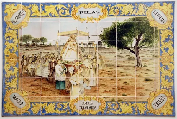 Azulejos Virgen rocio-Museo-Tesoro del Rocío-3