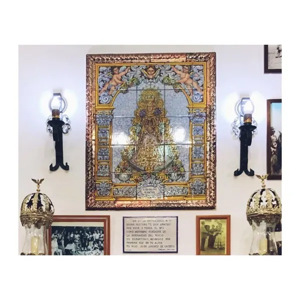 Azulejos Virgen rocio-Hermandad del Rocío de Espartinas