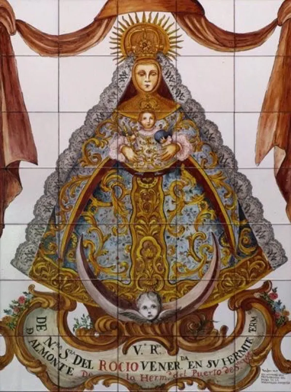 Azulejos Virgen rocio-5