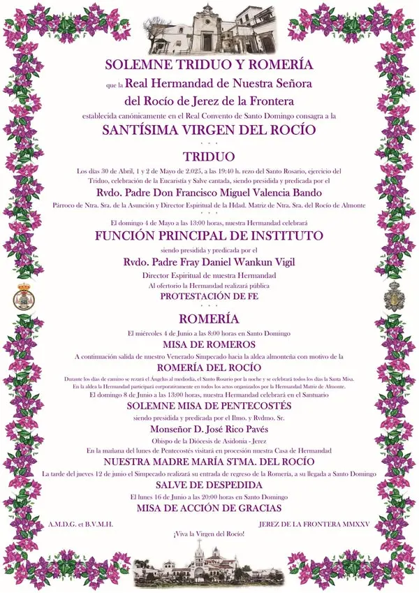 Actos Jerez 2025