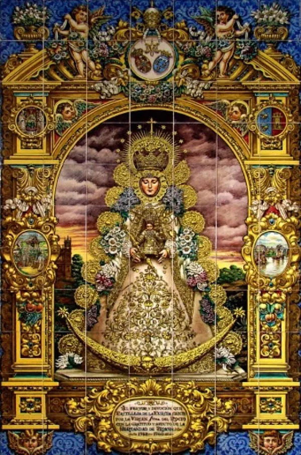 Azulejos Virgen rocio-1