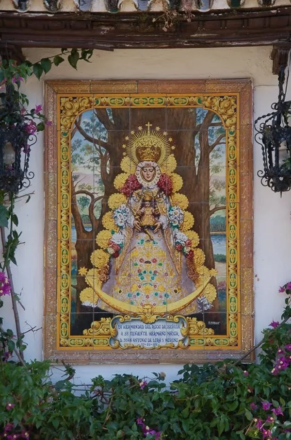 Azulejos Virgen rocio-Hacienda Benajiar-48
