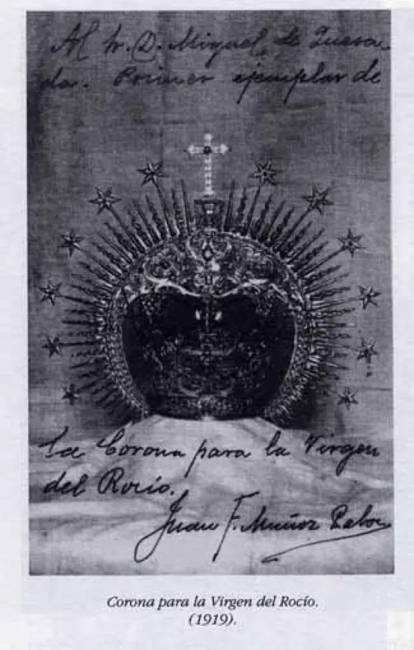 Postal dedicada de Muñoz y Pabón-1919