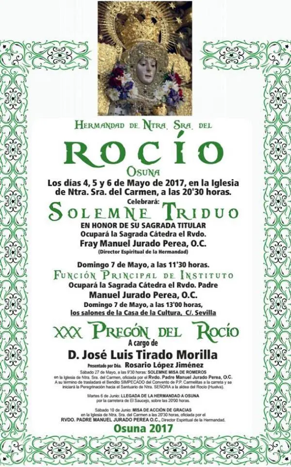 Osuna Triduo 2017