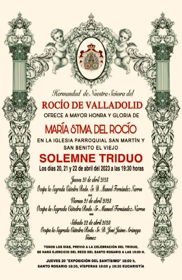 Cartel Rocío 2023 Valladolid