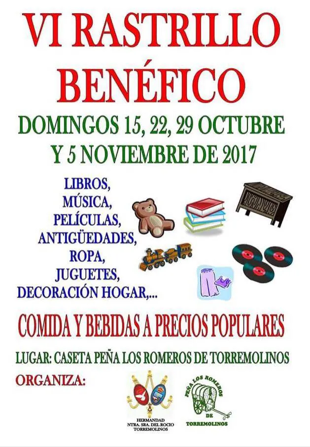 Torremolinos - Cartel VI Rastrillo Benéfico