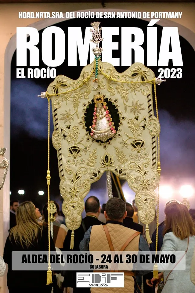 Cartel Rocío 2023 San Antonio de Portmany
