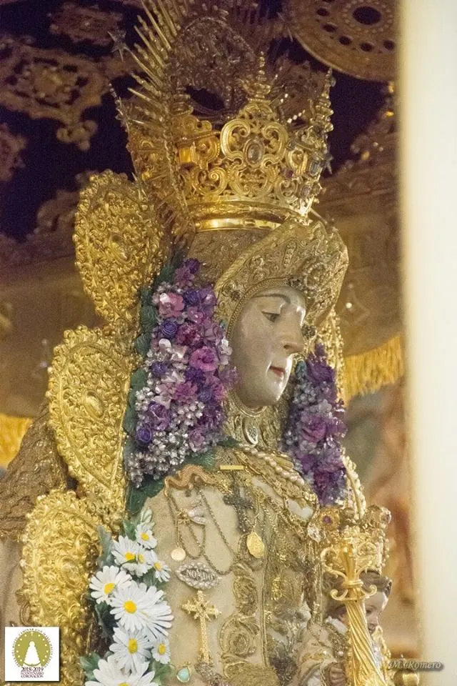Centenario coronacion rocio la virgen luce nueva manto septiembre 2018-11