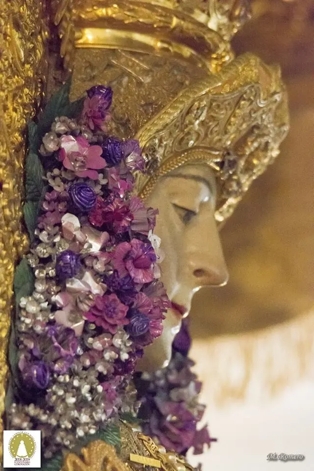 Centenario coronacion rocio la virgen luce nueva manto septiembre 2018-14