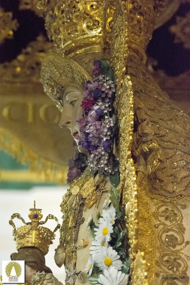 Centenario coronacion rocio la virgen luce nueva manto septiembre 2018-15