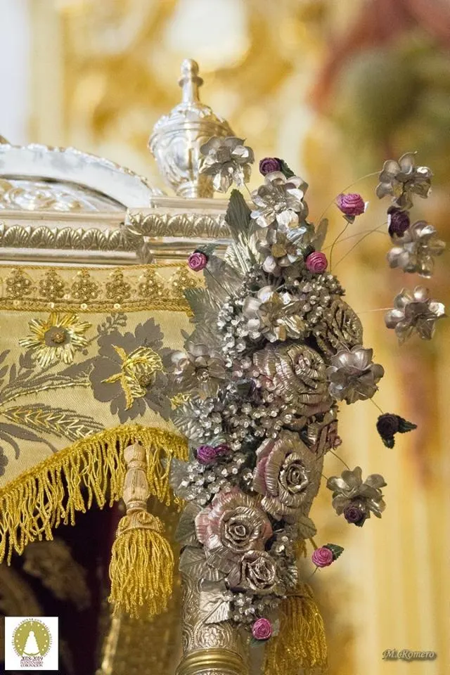 Centenario coronacion rocio la virgen luce nueva manto septiembre 2018-30