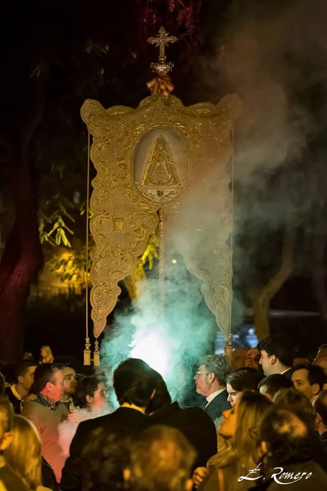 Magna rociera de Huelva Matriz simpecado