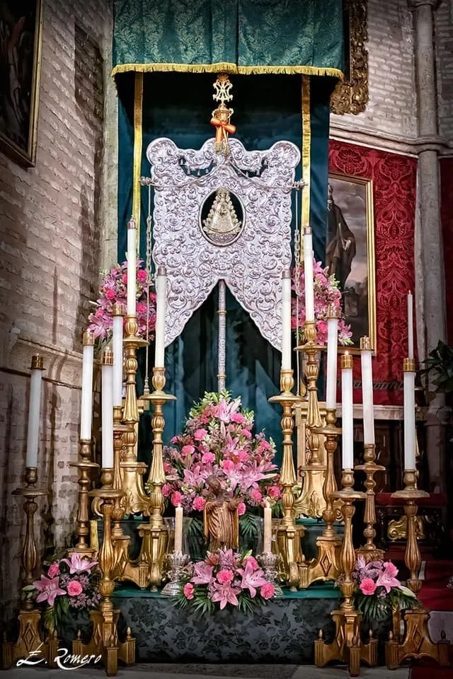 Rocio altar cultos Trigueros 2021