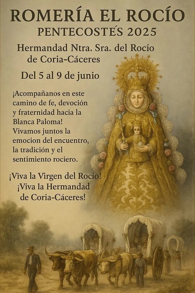 Cartel-Rocio-de-coria caceres 2025