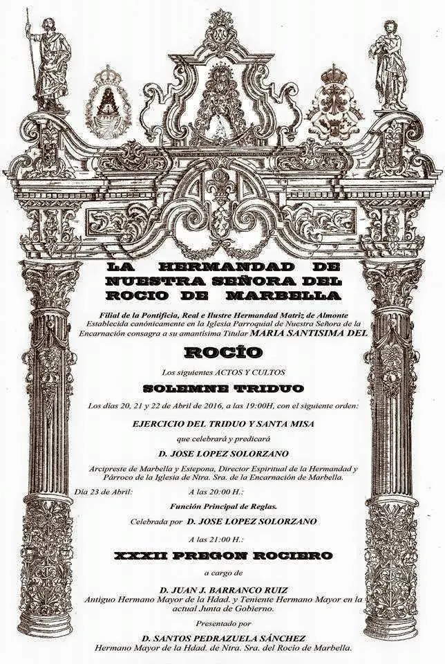 Marbella cartel rocio 2016