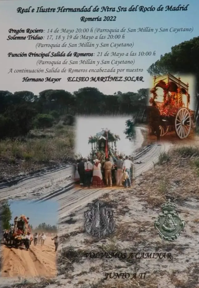 Cartel Rocio 2022 Madrid