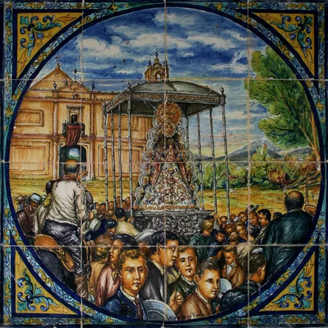 en el Cortijo El Álamo de Aroche, obra de Antonio Kierman Flores, de los años 1930