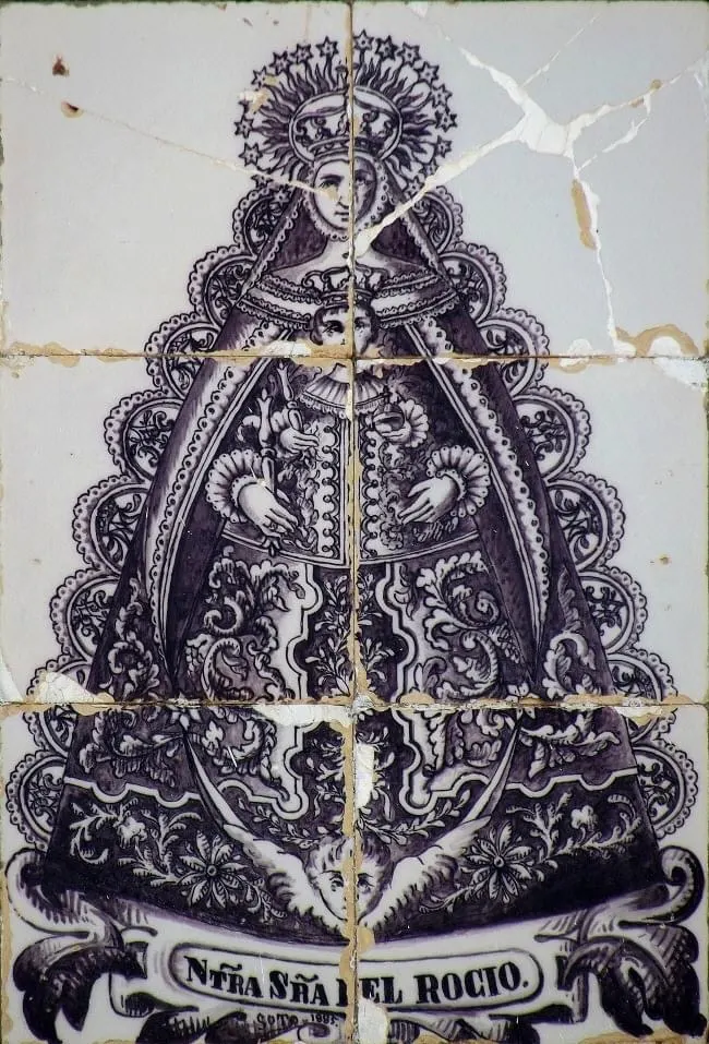 Azulejos Virgen rocio-Villamanrique
