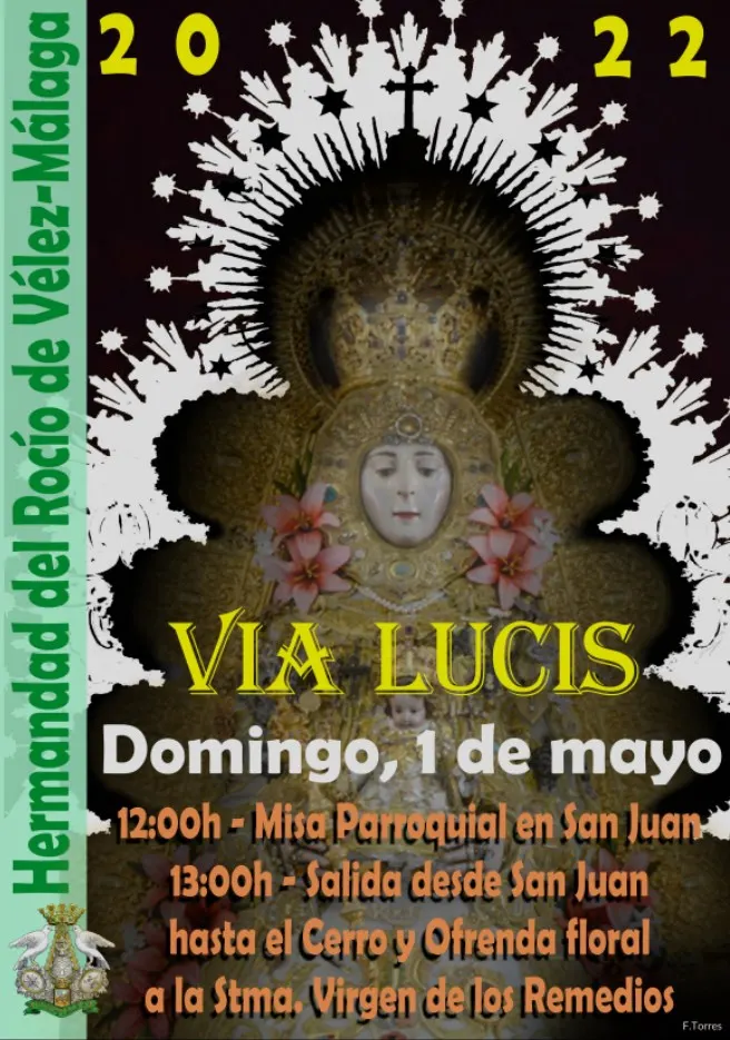 Cartel Via Lucis Velez Malaga