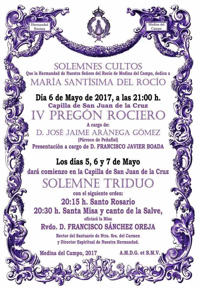 Medina del Campo Triduo 2017