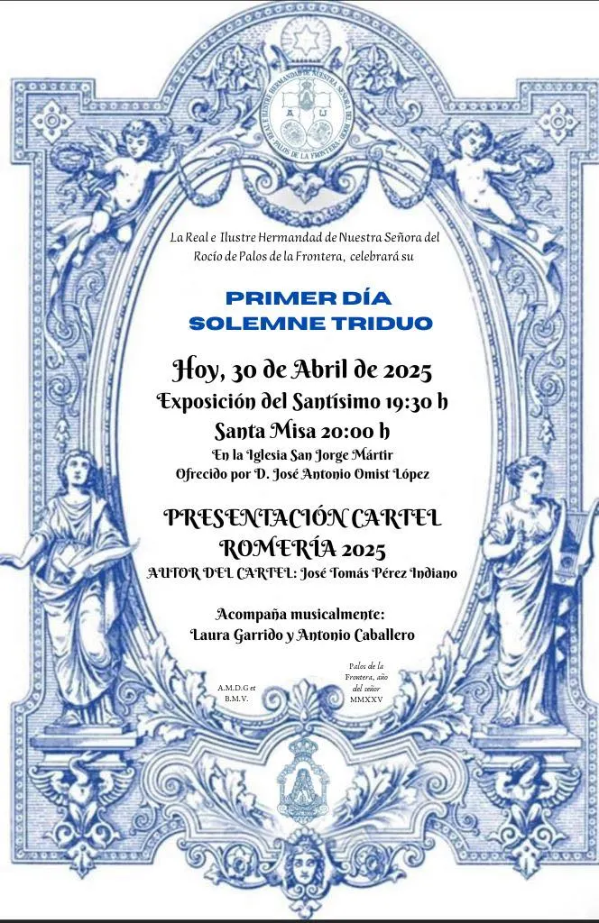 Actos triduo palos 2025