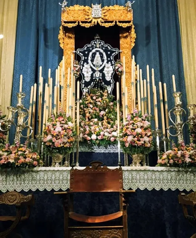 Rocio altar cultos Benacazon 2021