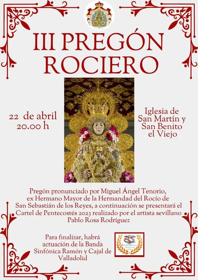 Pregon rocio 2023 Valladolid
