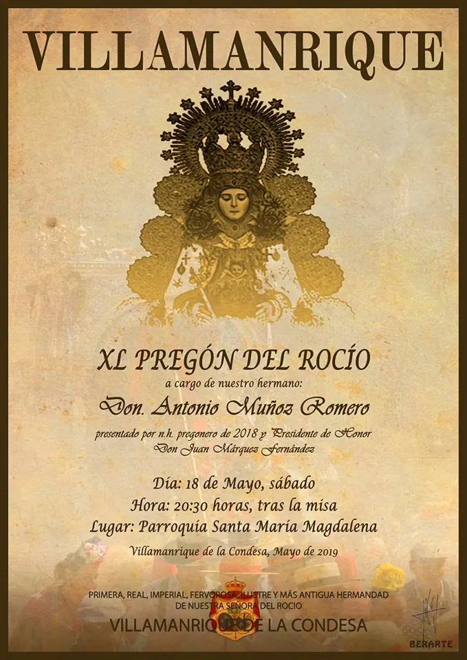 Villamanrique Cultos rocio 2019