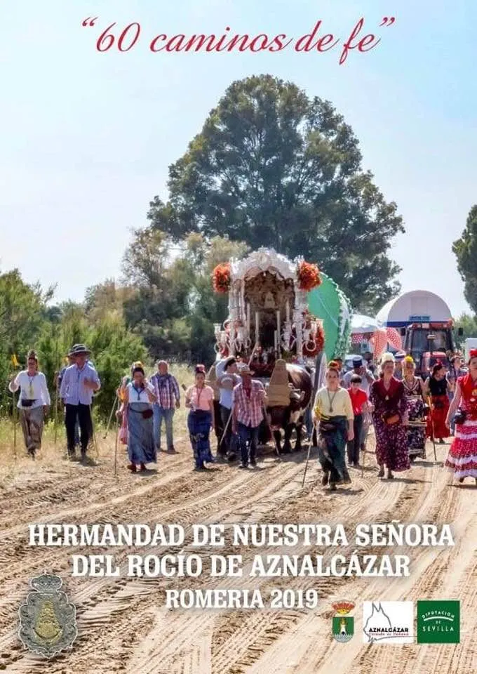 Aznalcazar Cartel de la romeria del rocio 2019